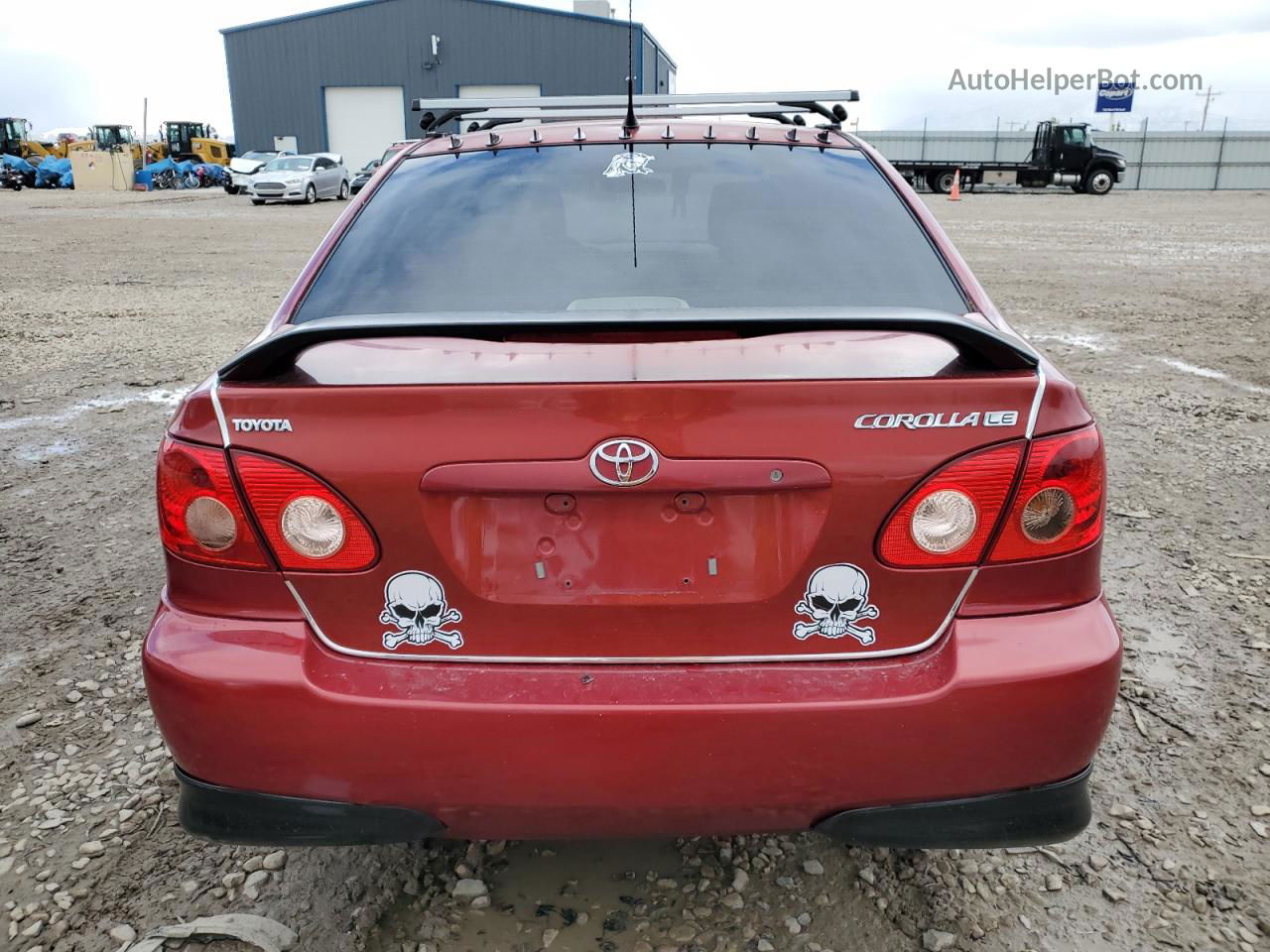 2008 Toyota Corolla Ce Red vin: 1NXBR32E08Z017292