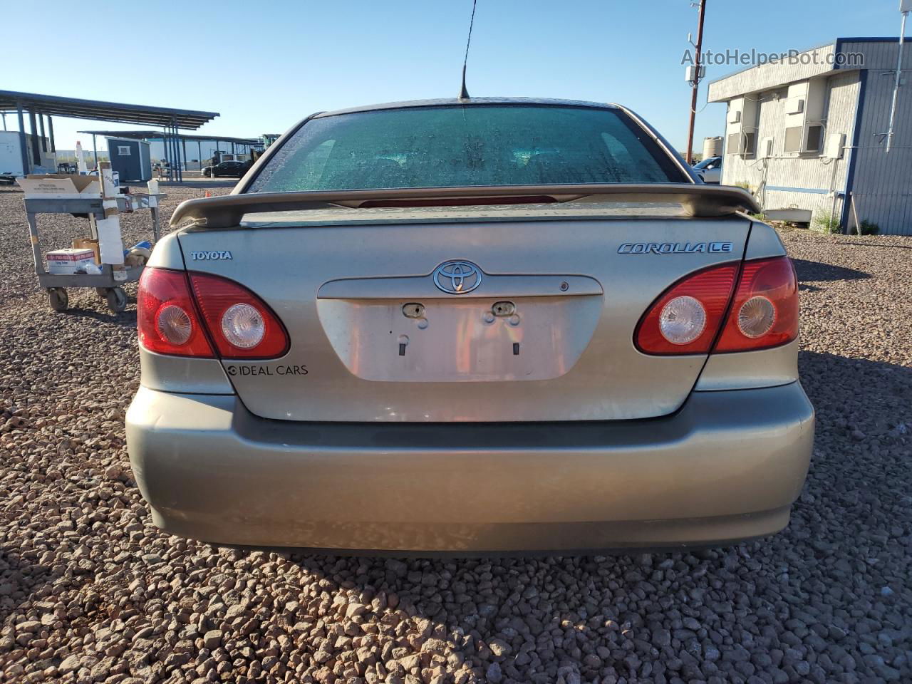 2008 Toyota Corolla Ce Beige vin: 1NXBR32E08Z042029