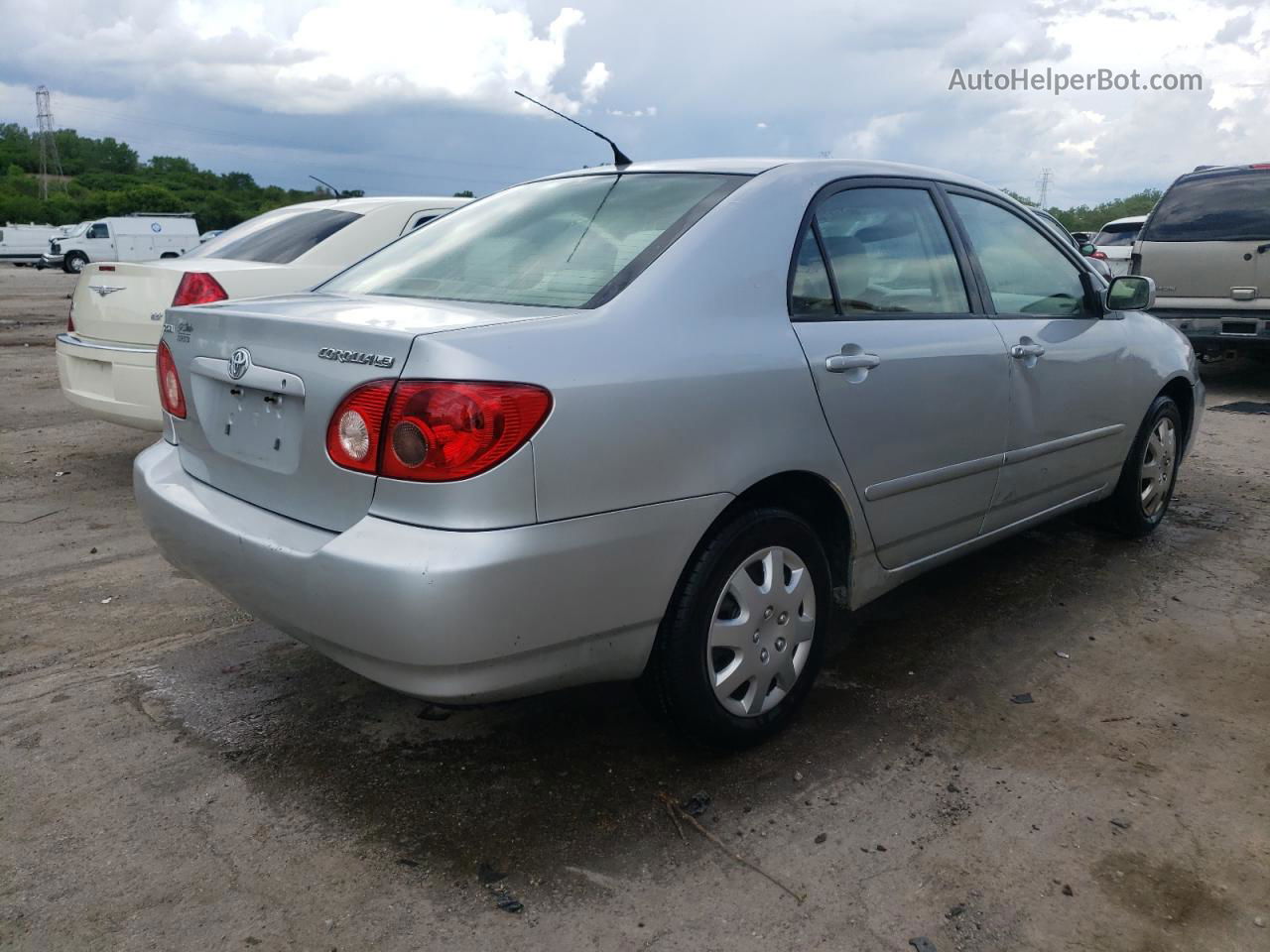 2008 Toyota Corolla Ce Silver vin: 1NXBR32E08Z970052