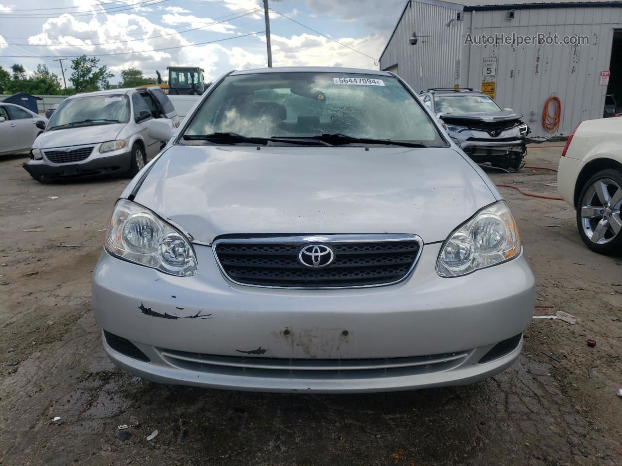 2008 Toyota Corolla Ce Silver vin: 1NXBR32E08Z970052