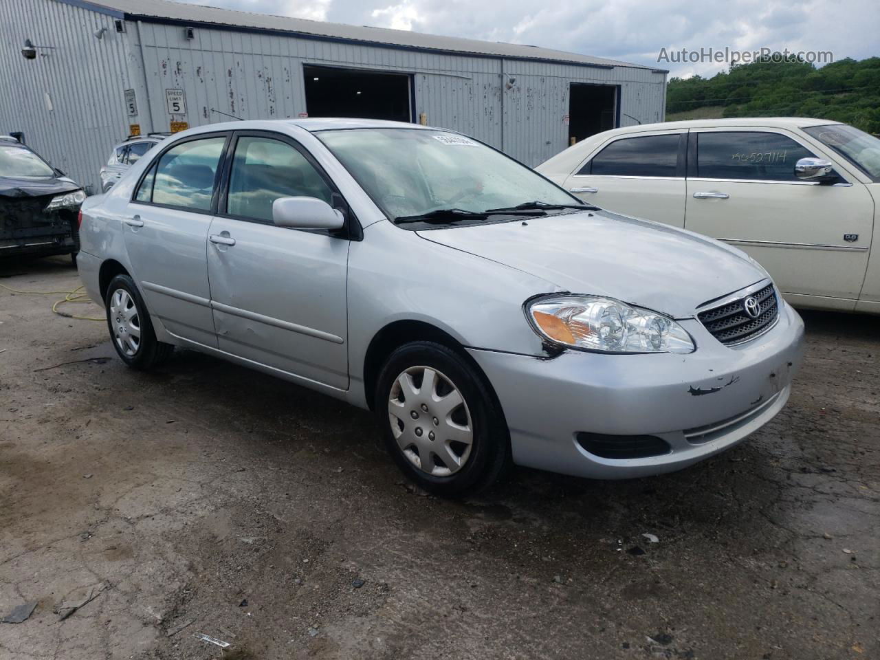 2008 Toyota Corolla Ce Silver vin: 1NXBR32E08Z970052