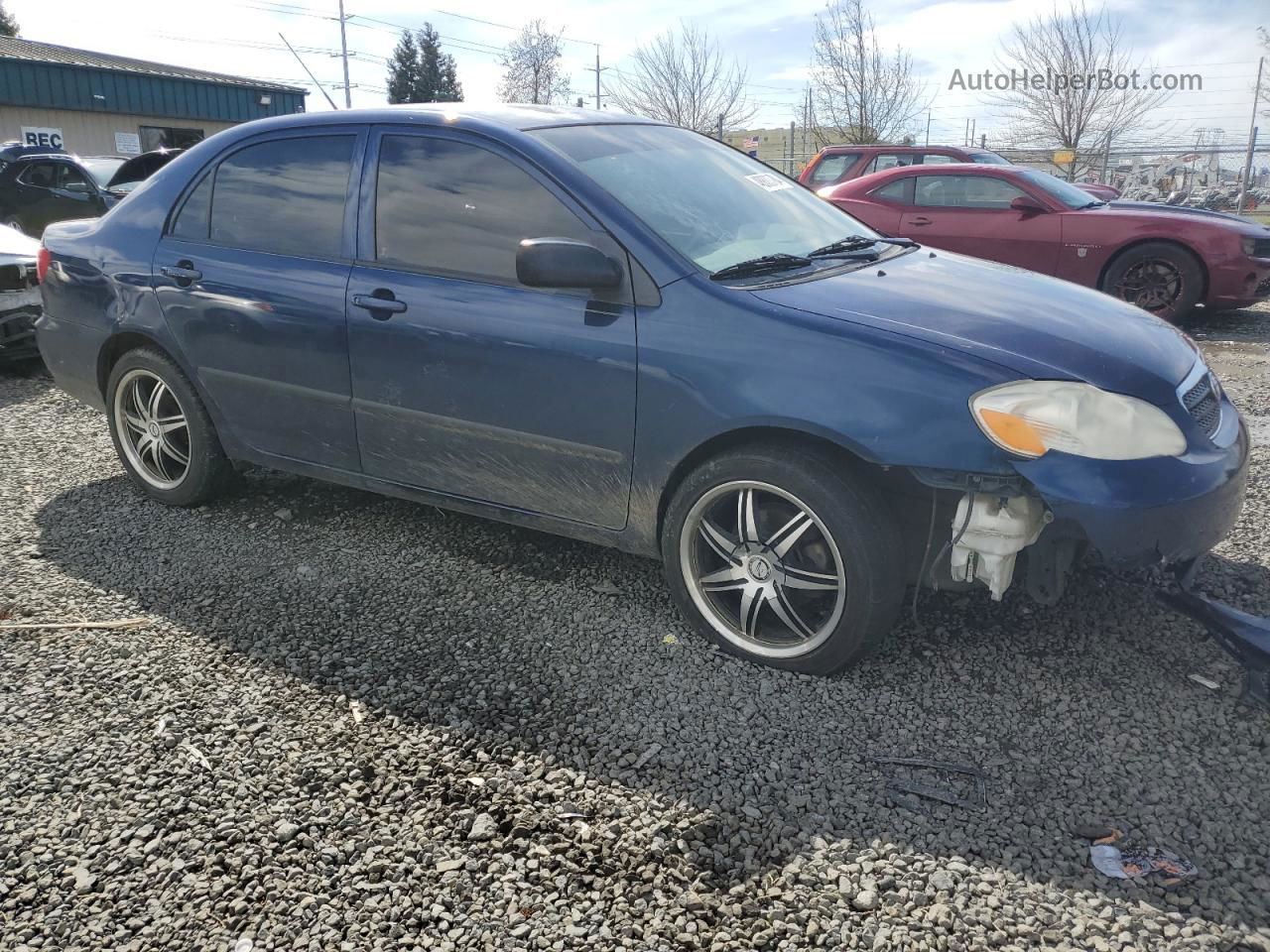 2008 Toyota Corolla Ce Blue vin: 1NXBR32E08Z993945