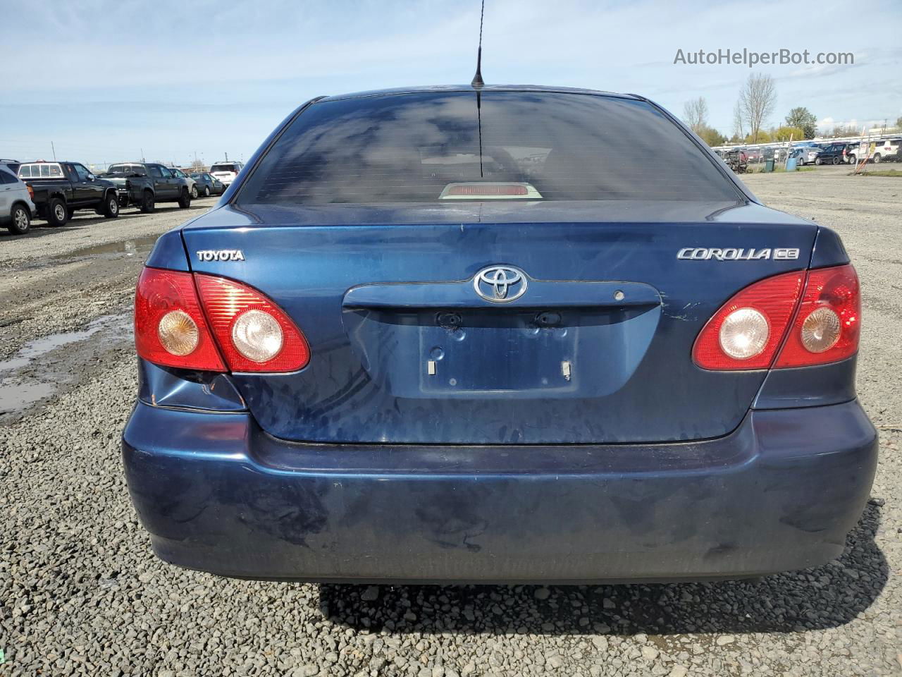 2008 Toyota Corolla Ce Blue vin: 1NXBR32E08Z993945