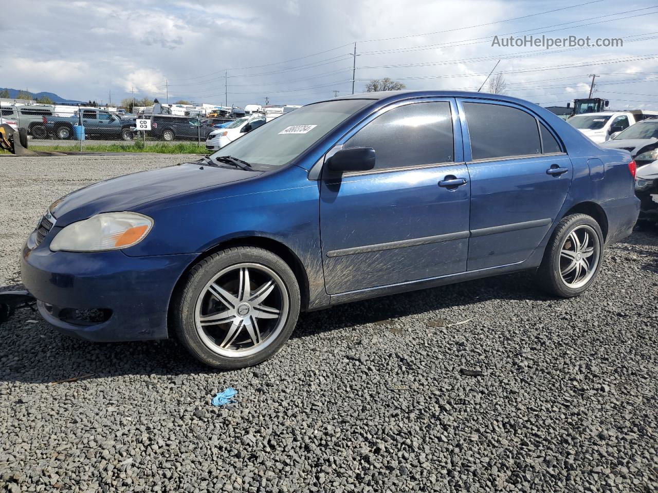 2008 Toyota Corolla Ce Blue vin: 1NXBR32E08Z993945