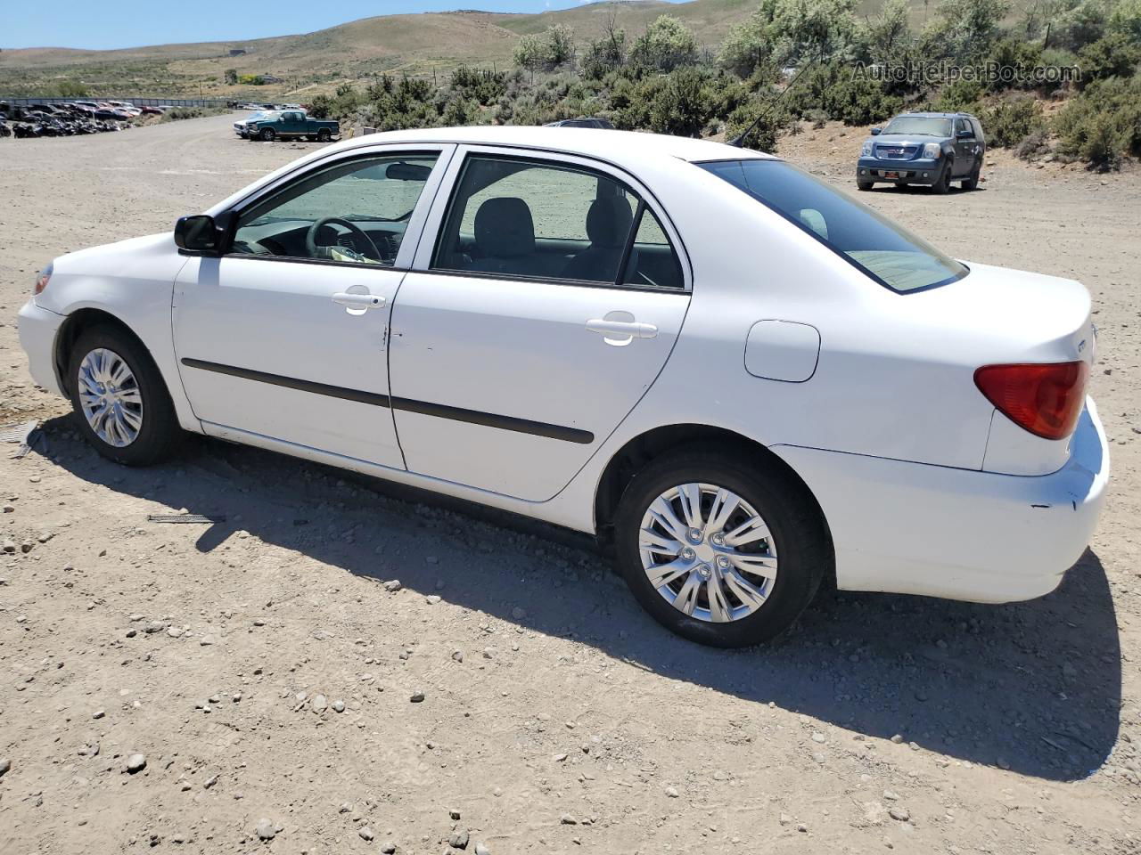 2008 Toyota Corolla Ce White vin: 1NXBR32E08Z997185