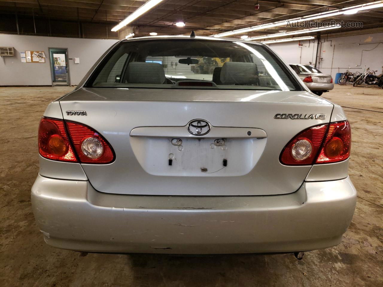 2003 Toyota Corolla Ce Silver vin: 1NXBR32E13Z009288