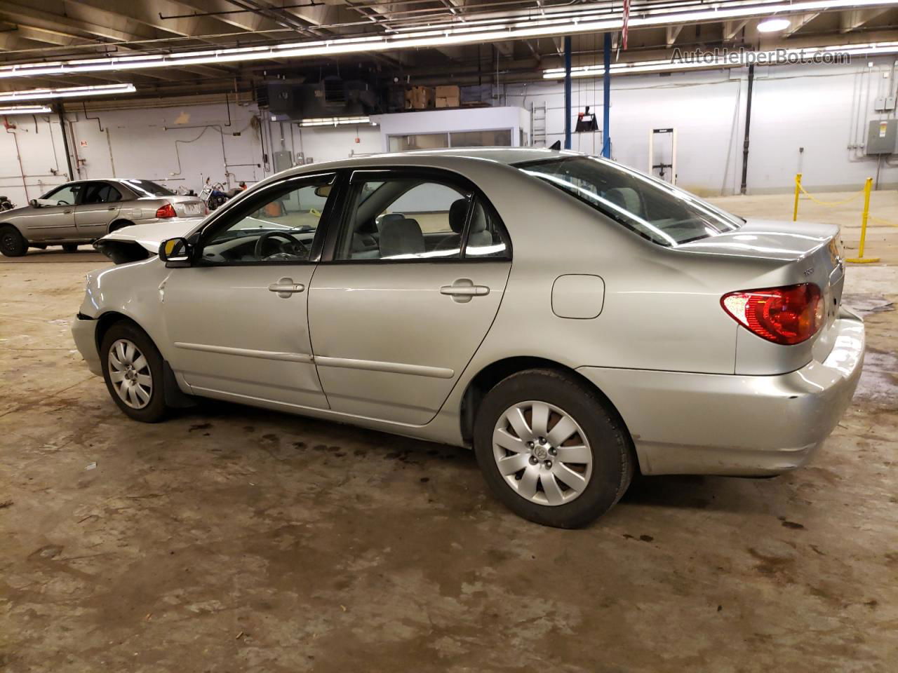 2003 Toyota Corolla Ce Silver vin: 1NXBR32E13Z009288