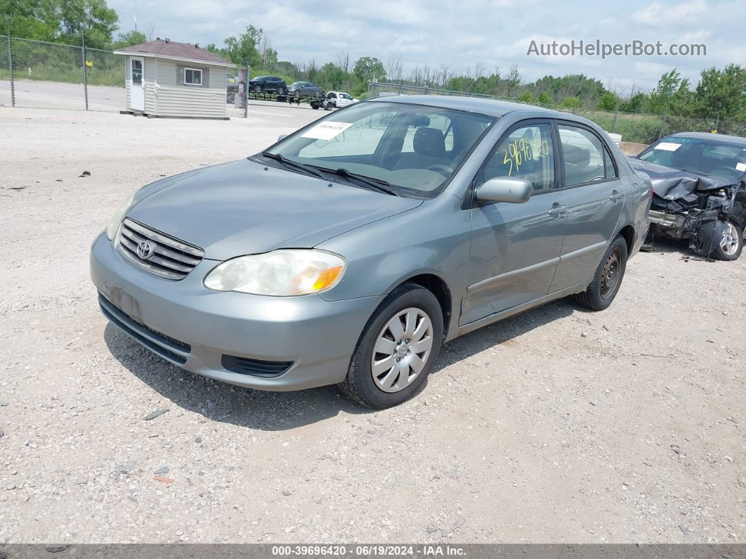 2003 Toyota Corolla Le Gray vin: 1NXBR32E13Z093614