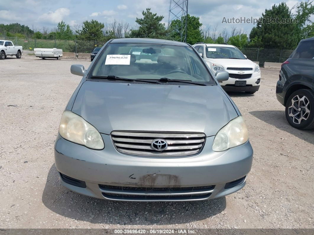 2003 Toyota Corolla Le Gray vin: 1NXBR32E13Z093614