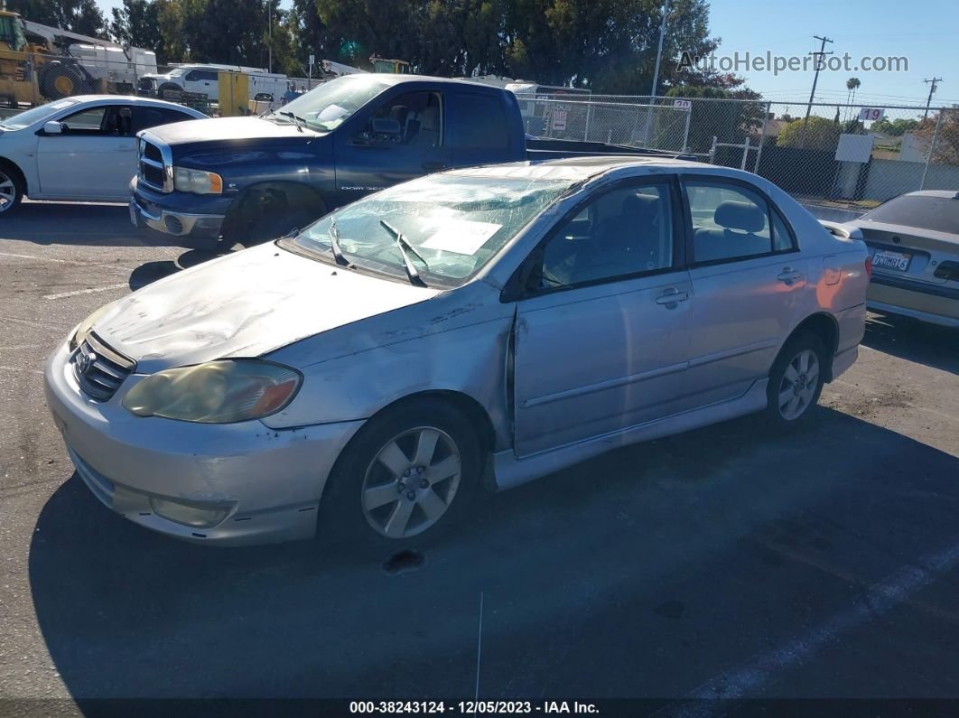 2003 Toyota Corolla S Silver vin: 1NXBR32E13Z099784