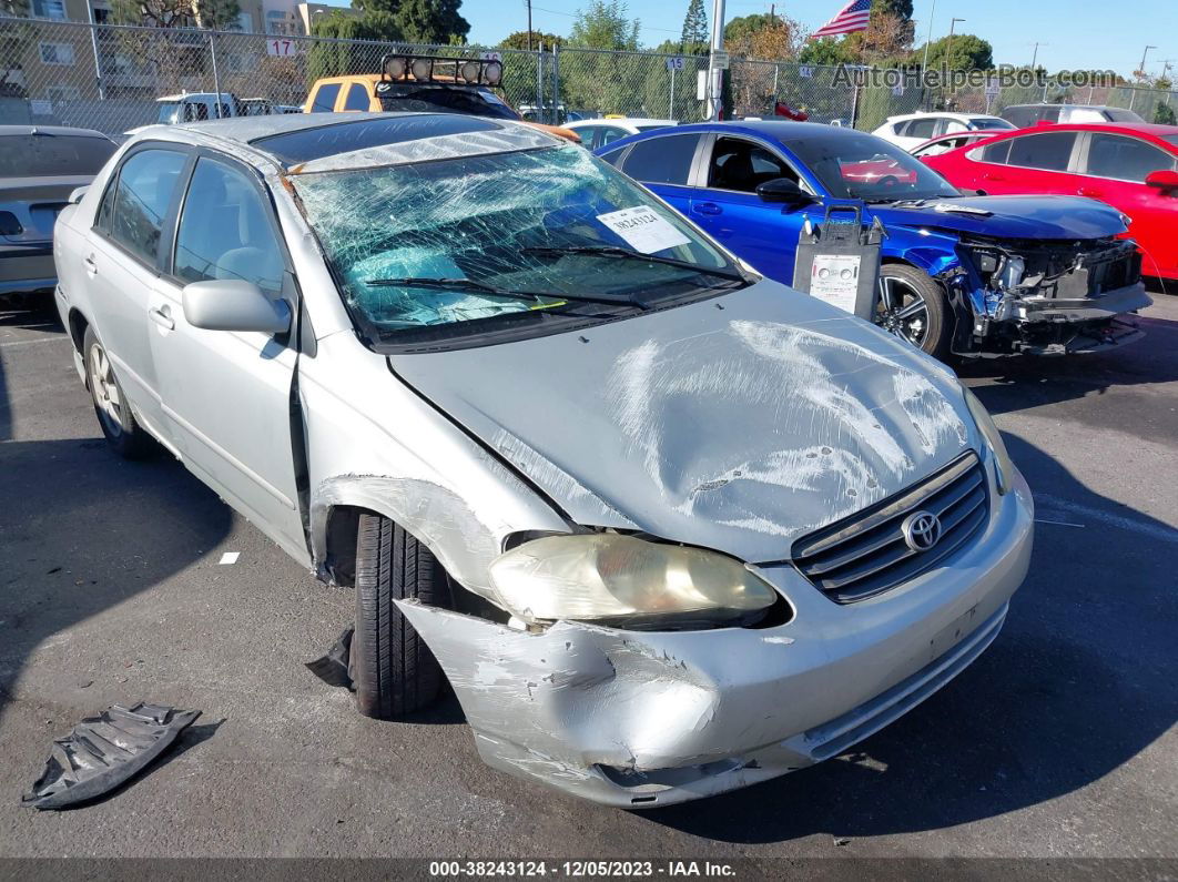 2003 Toyota Corolla S Silver vin: 1NXBR32E13Z099784