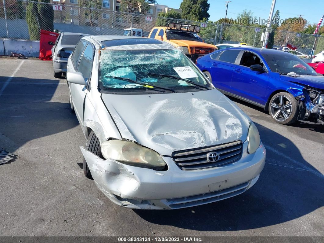 2003 Toyota Corolla S Silver vin: 1NXBR32E13Z099784