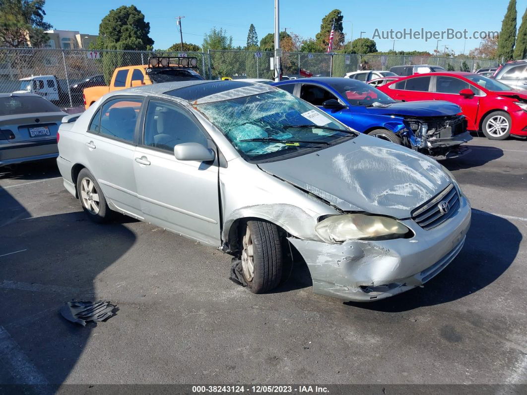 2003 Toyota Corolla S Silver vin: 1NXBR32E13Z099784