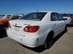 2003 Toyota Corolla Ce White vin: 1NXBR32E13Z146134