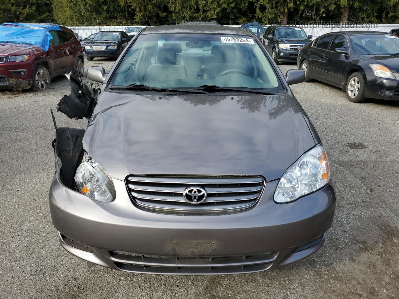 2003 Toyota Corolla Ce Tan vin: 1NXBR32E13Z150586