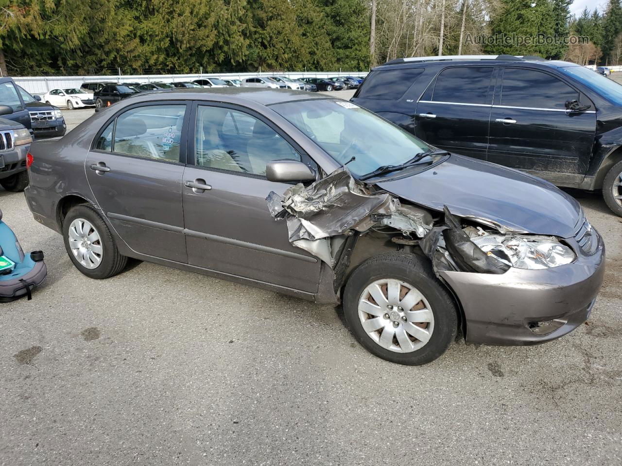 2003 Toyota Corolla Ce Tan vin: 1NXBR32E13Z150586