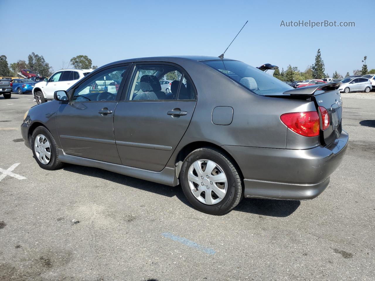 2004 Toyota Corolla Ce Gray vin: 1NXBR32E14Z192922