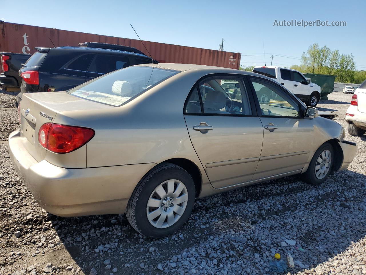 2004 Toyota Corolla Ce Желто-коричневый vin: 1NXBR32E14Z200372