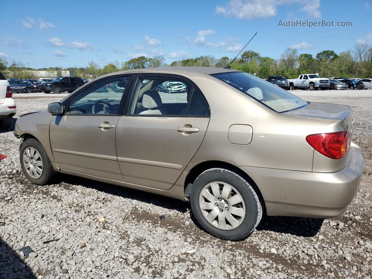 2004 Toyota Corolla Ce Желто-коричневый vin: 1NXBR32E14Z200372