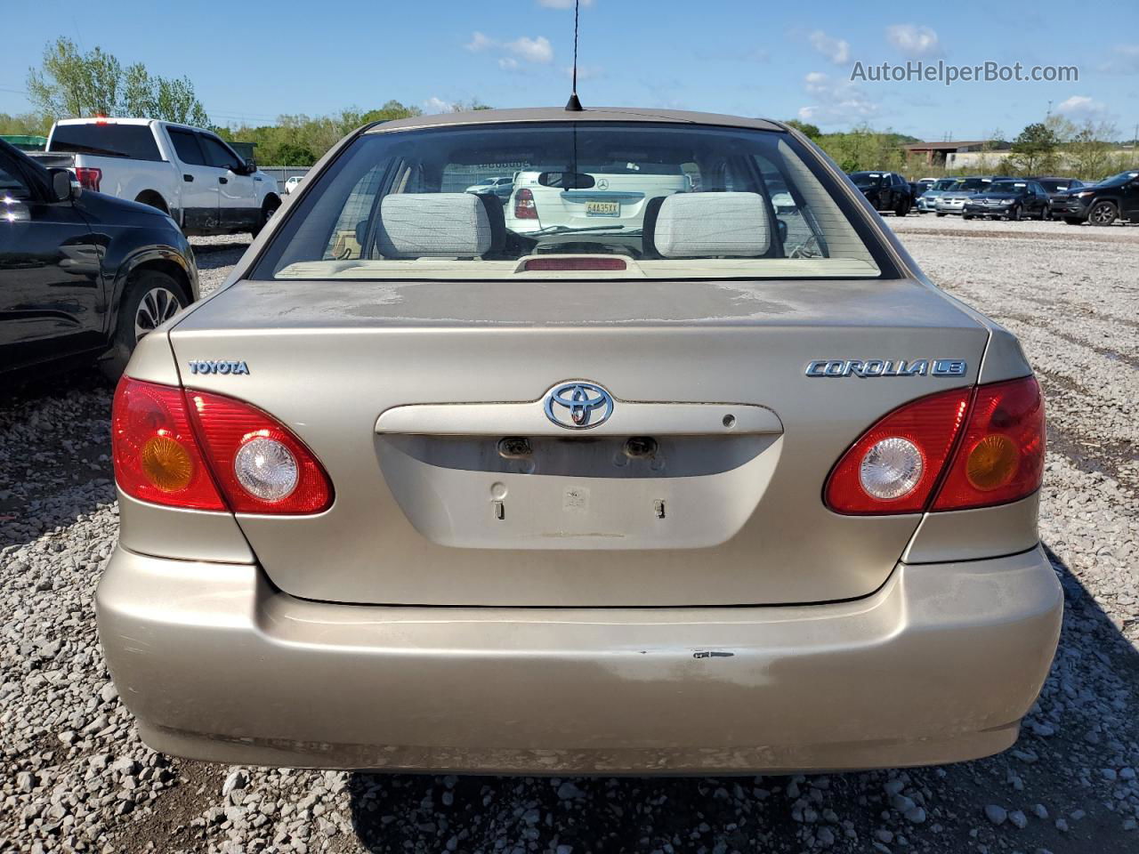 2004 Toyota Corolla Ce Tan vin: 1NXBR32E14Z200372