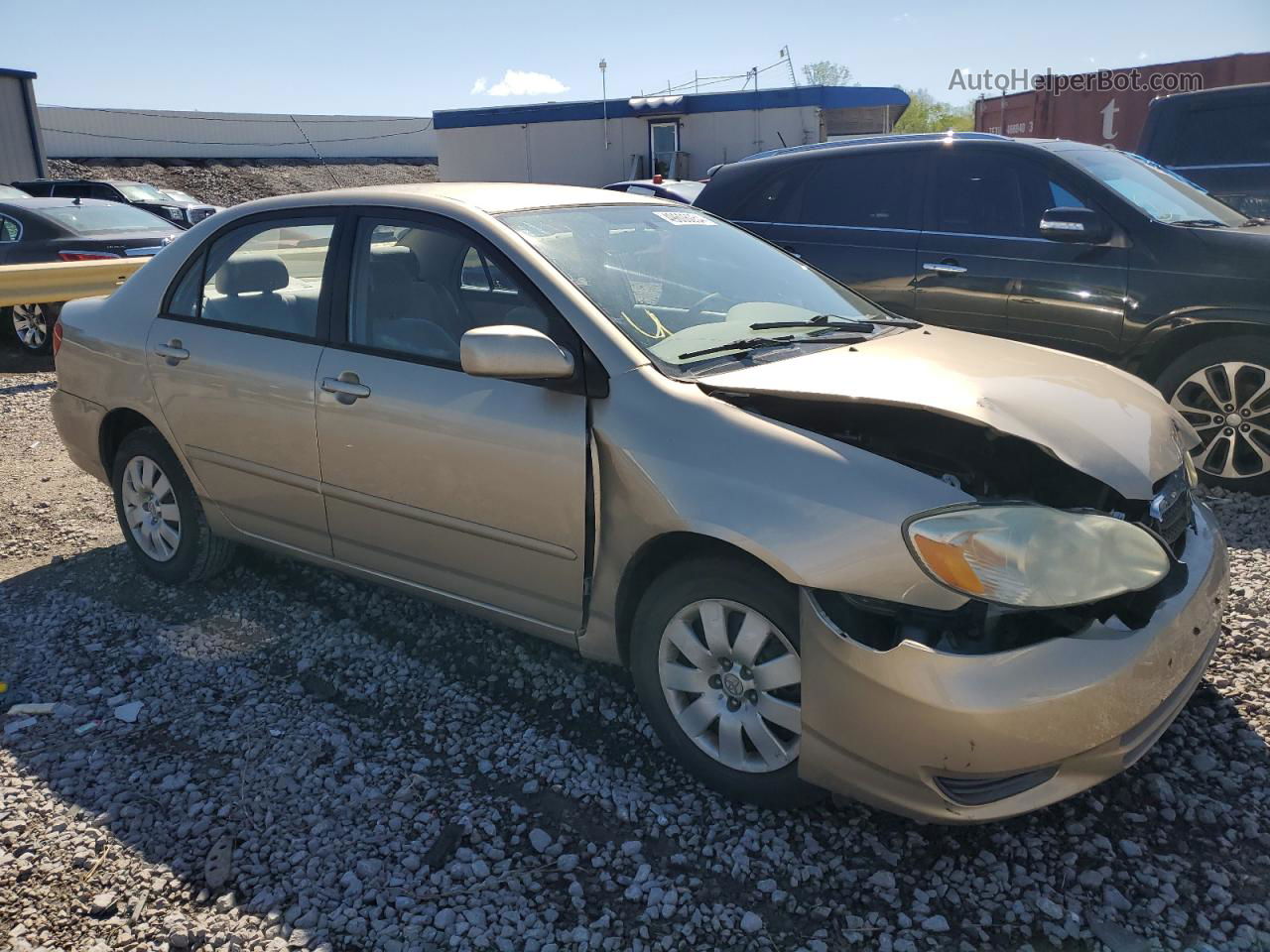 2004 Toyota Corolla Ce Желто-коричневый vin: 1NXBR32E14Z200372