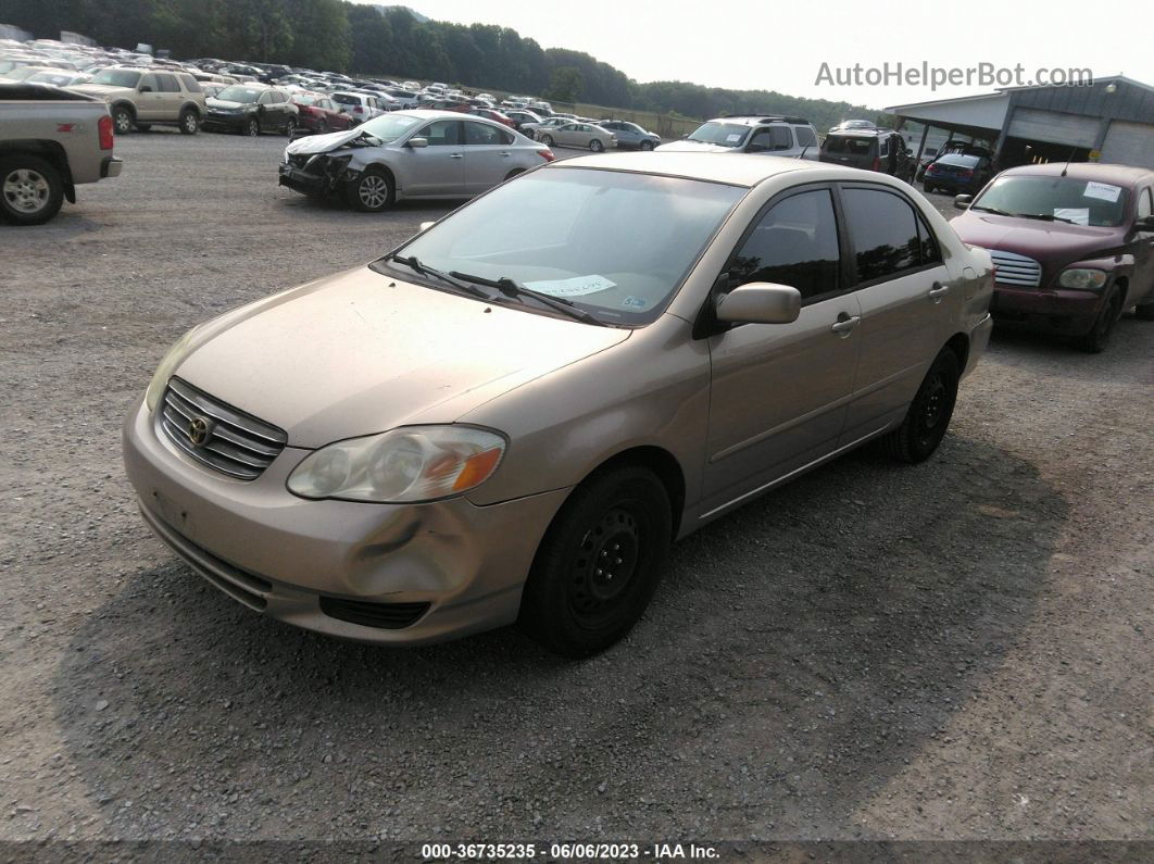 2004 Toyota Corolla Le Gold vin: 1NXBR32E14Z210478