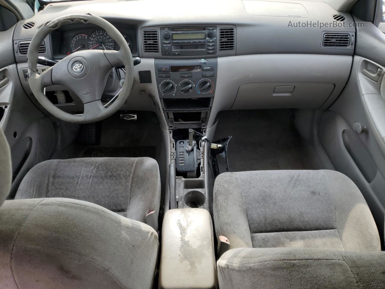 2004 Toyota Corolla Ce Silver vin: 1NXBR32E14Z223604