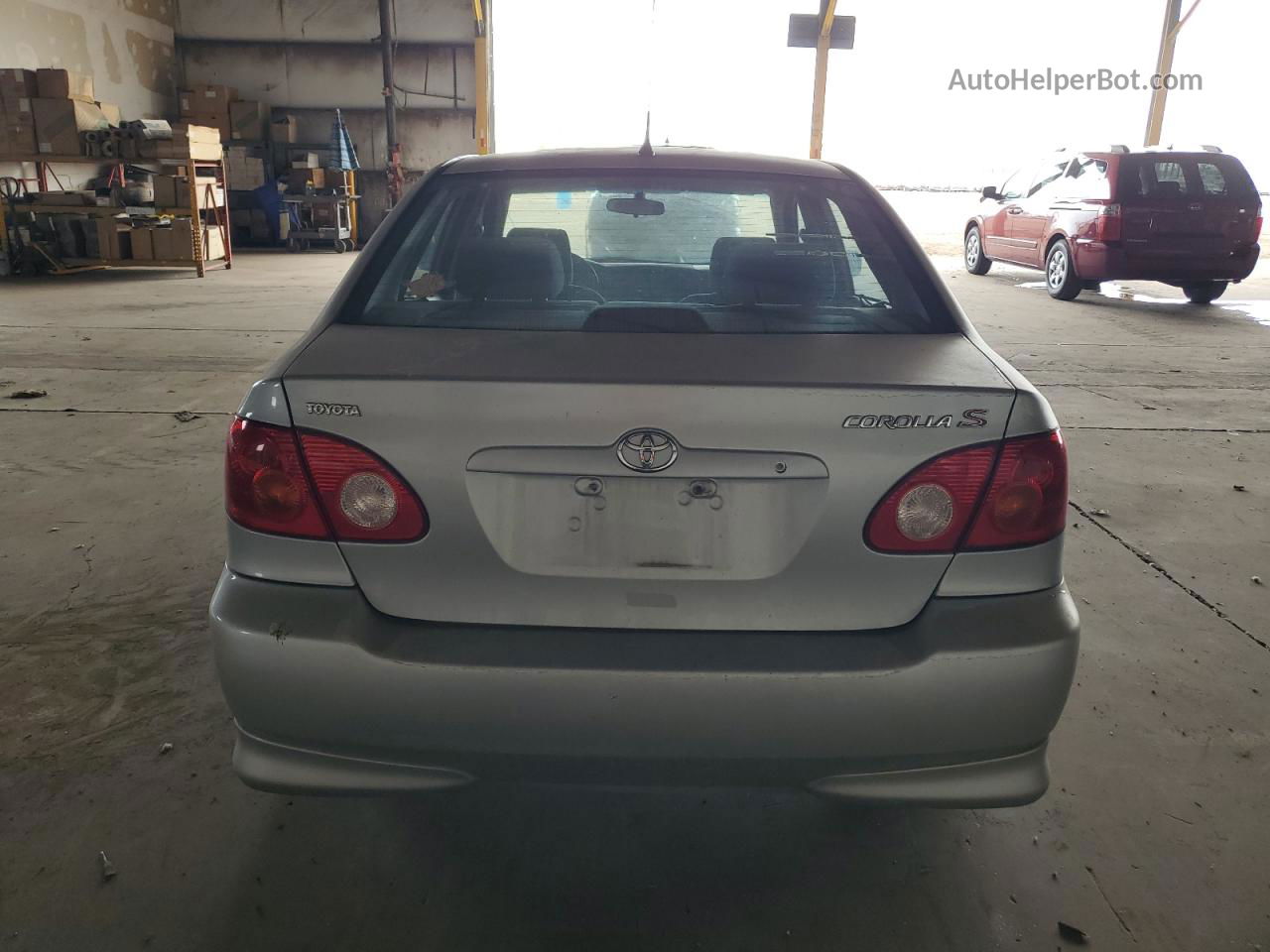 2004 Toyota Corolla Ce Silver vin: 1NXBR32E14Z243755