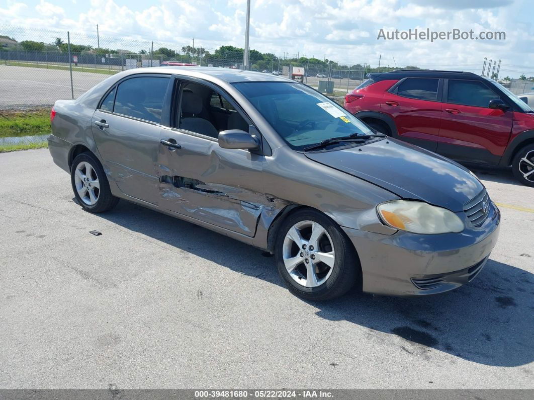 2004 Toyota Corolla Le Gray vin: 1NXBR32E14Z248907