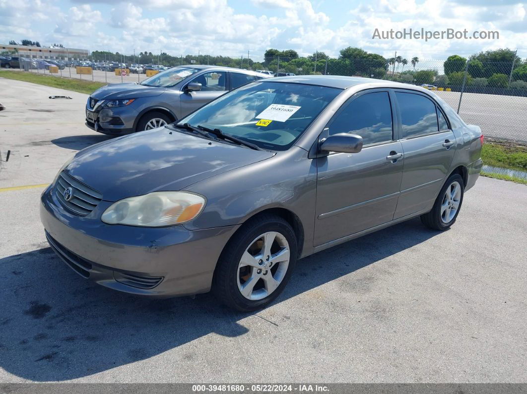 2004 Toyota Corolla Le Gray vin: 1NXBR32E14Z248907