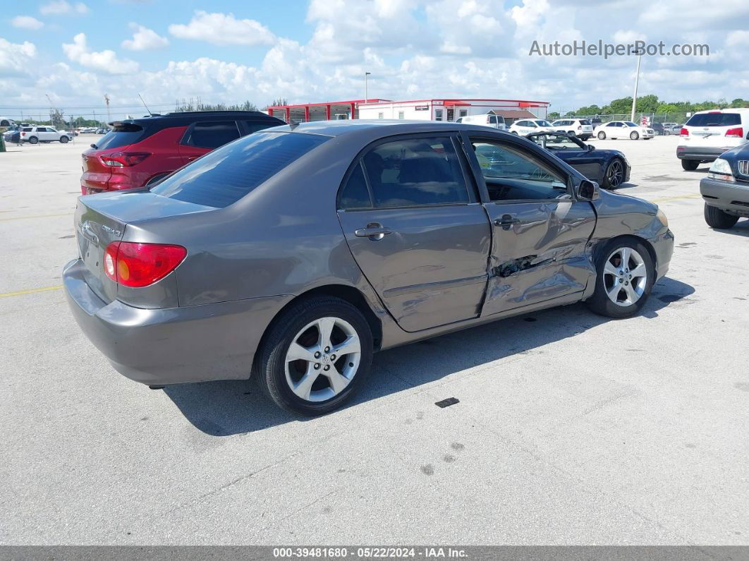 2004 Toyota Corolla Le Gray vin: 1NXBR32E14Z248907