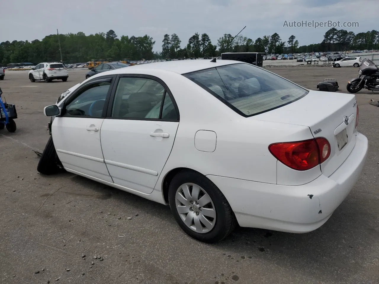 2004 Toyota Corolla Ce Белый vin: 1NXBR32E14Z273953