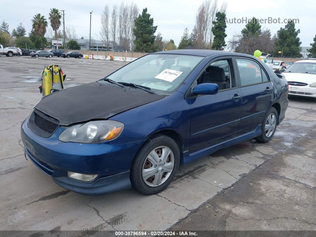 2004 Toyota Corolla S Blue vin: 1NXBR32E14Z286248