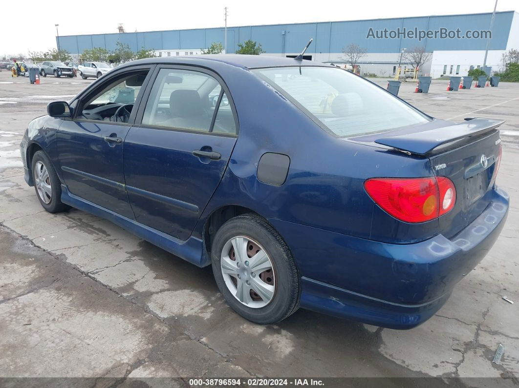 2004 Toyota Corolla S Blue vin: 1NXBR32E14Z286248