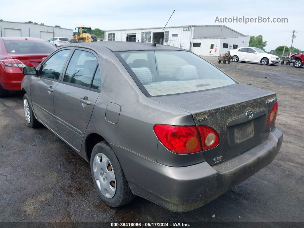 2004 Toyota Corolla Ce Gray vin: 1NXBR32E14Z296682