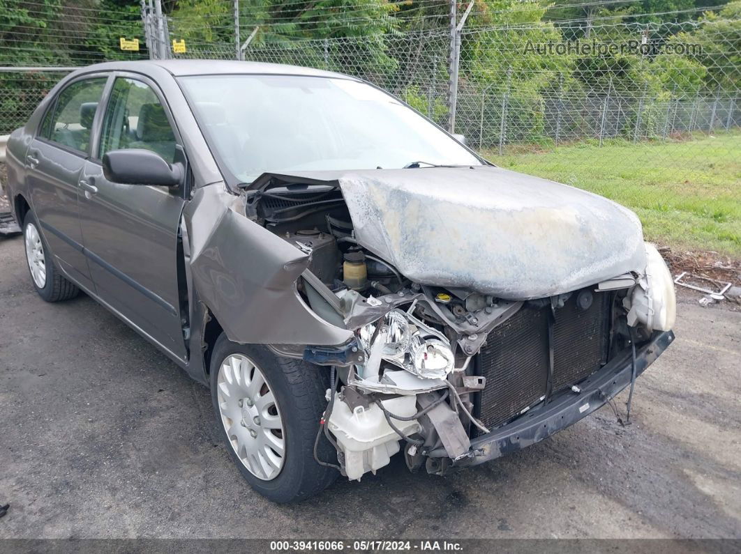 2004 Toyota Corolla Ce Gray vin: 1NXBR32E14Z296682