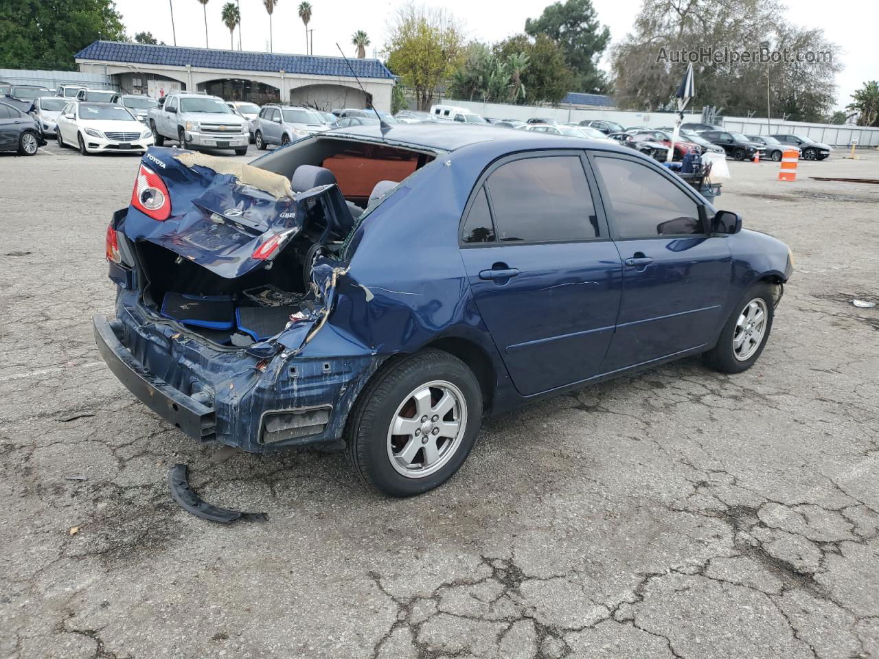 2004 Toyota Corolla Ce Blue vin: 1NXBR32E14Z298917