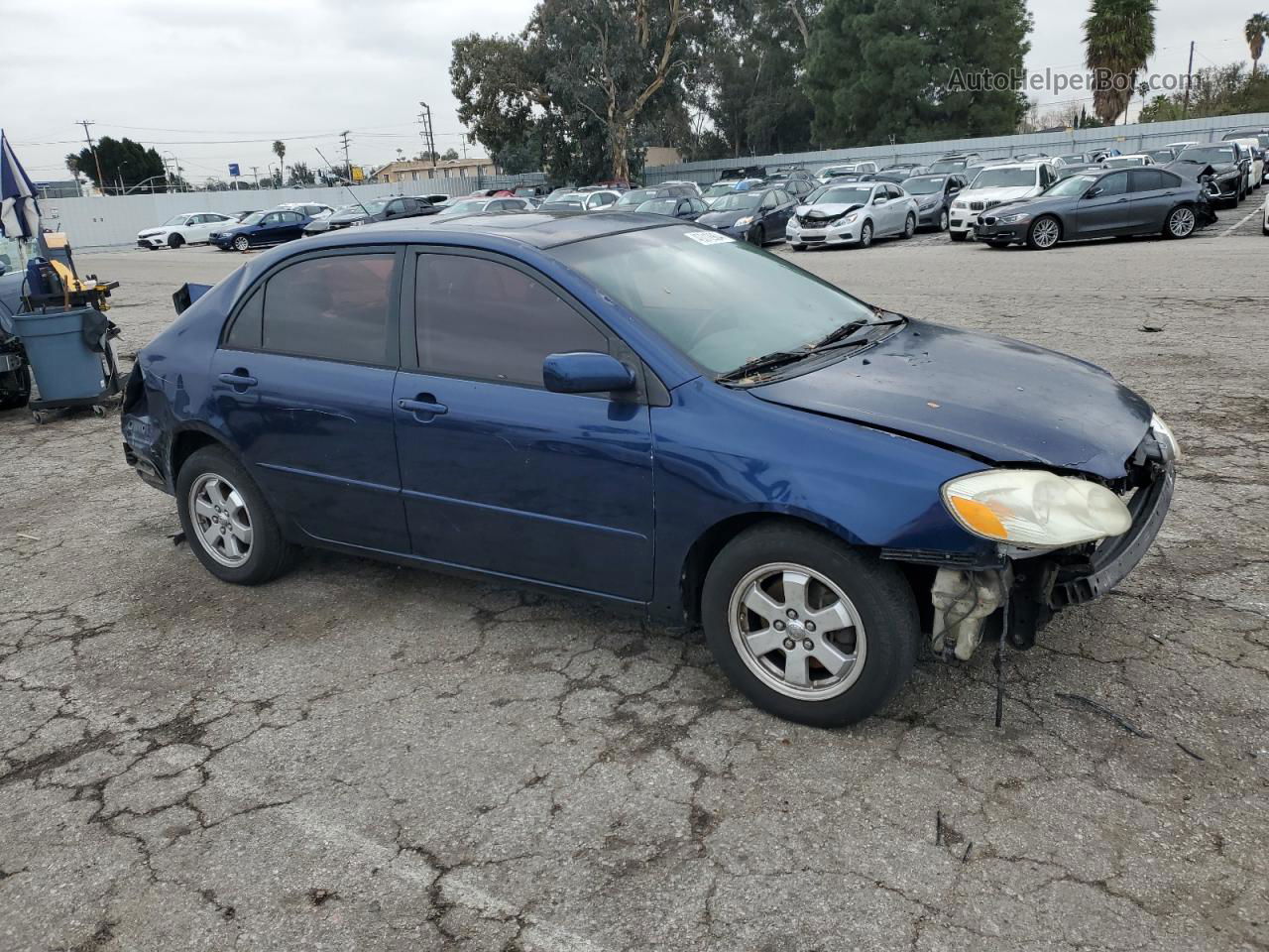 2004 Toyota Corolla Ce Blue vin: 1NXBR32E14Z298917