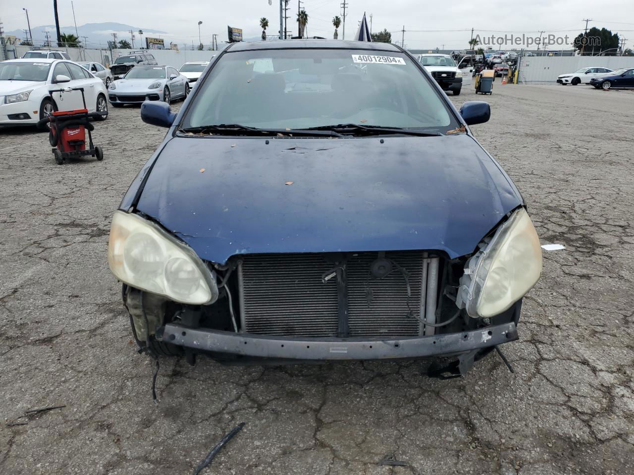 2004 Toyota Corolla Ce Blue vin: 1NXBR32E14Z298917