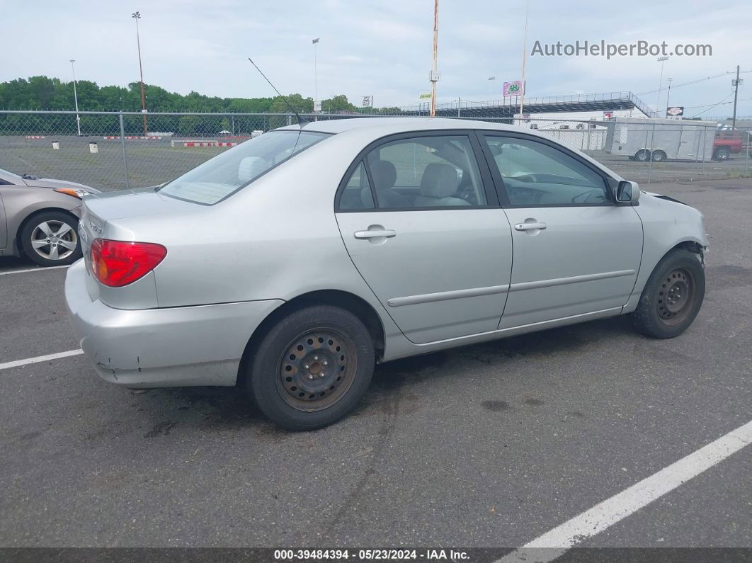 2004 Toyota Corolla Le Silver vin: 1NXBR32E14Z313383