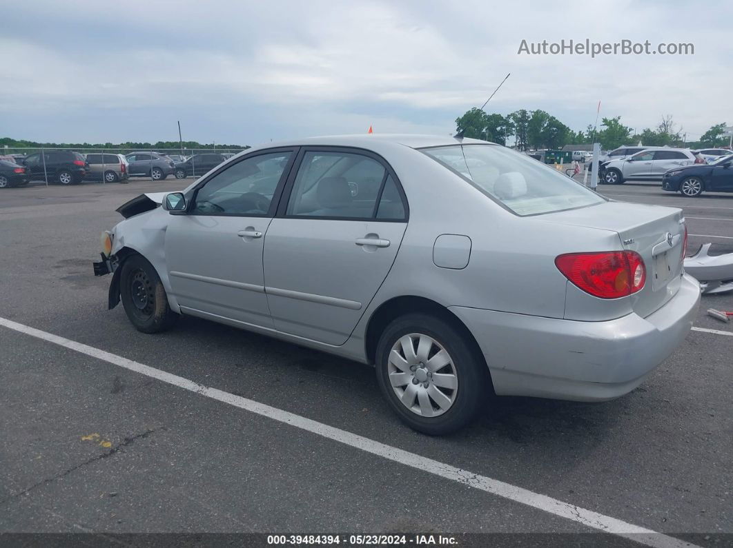 2004 Toyota Corolla Le Silver vin: 1NXBR32E14Z313383