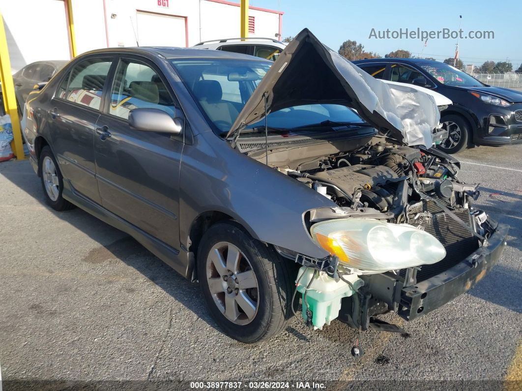 2004 Toyota Corolla S Gray vin: 1NXBR32E14Z315523