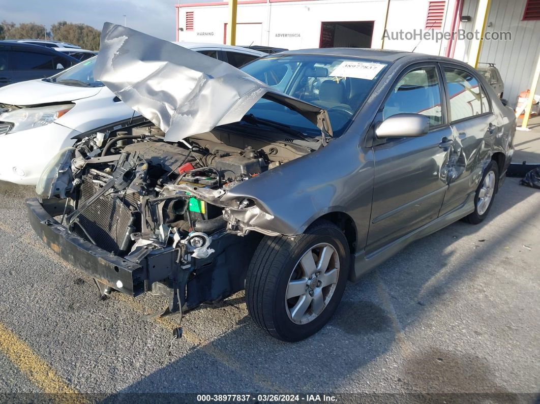 2004 Toyota Corolla S Gray vin: 1NXBR32E14Z315523