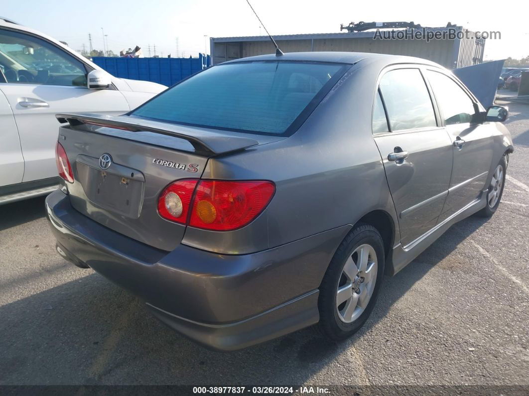 2004 Toyota Corolla S Gray vin: 1NXBR32E14Z315523