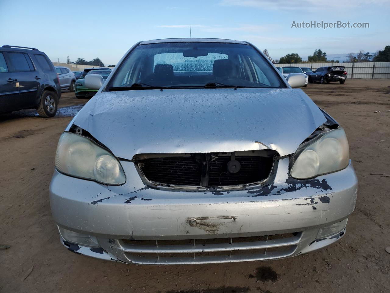 2004 Toyota Corolla Ce Silver vin: 1NXBR32E14Z323590