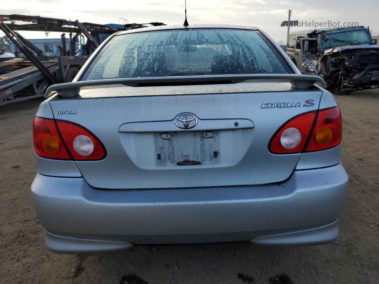 2004 Toyota Corolla Ce Silver vin: 1NXBR32E14Z323590