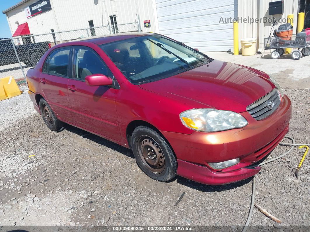 2004 Toyota Corolla S Orange vin: 1NXBR32E14Z340597