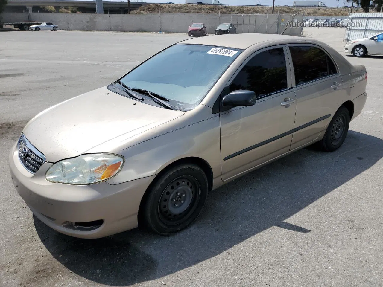 2005 Toyota Corolla Ce Tan vin: 1NXBR32E15Z370846