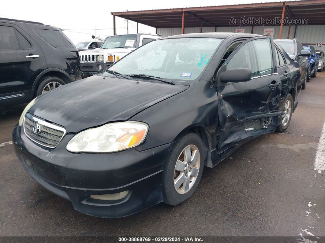 2005 Toyota Corolla S Black vin: 1NXBR32E15Z386464