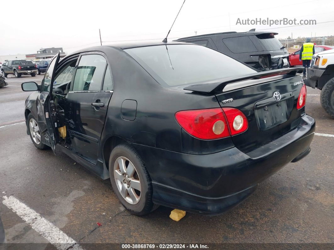 2005 Toyota Corolla S Black vin: 1NXBR32E15Z386464